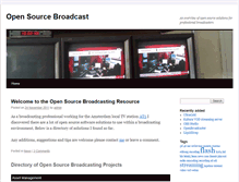 Tablet Screenshot of opensourcebroadcast.com